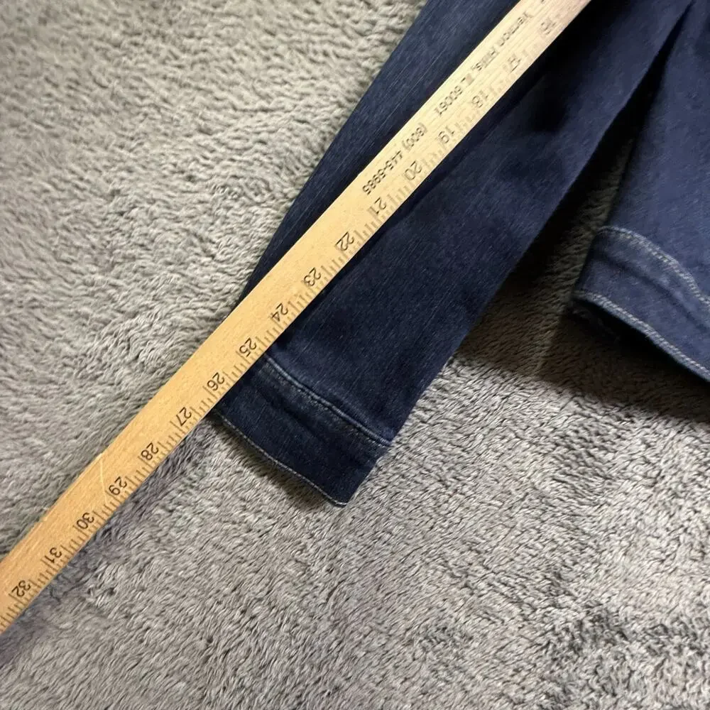 Riders by Lee Indigo Women's Denim Jacket Stretch S Button Cowgirl Western - Picture 5 of 5